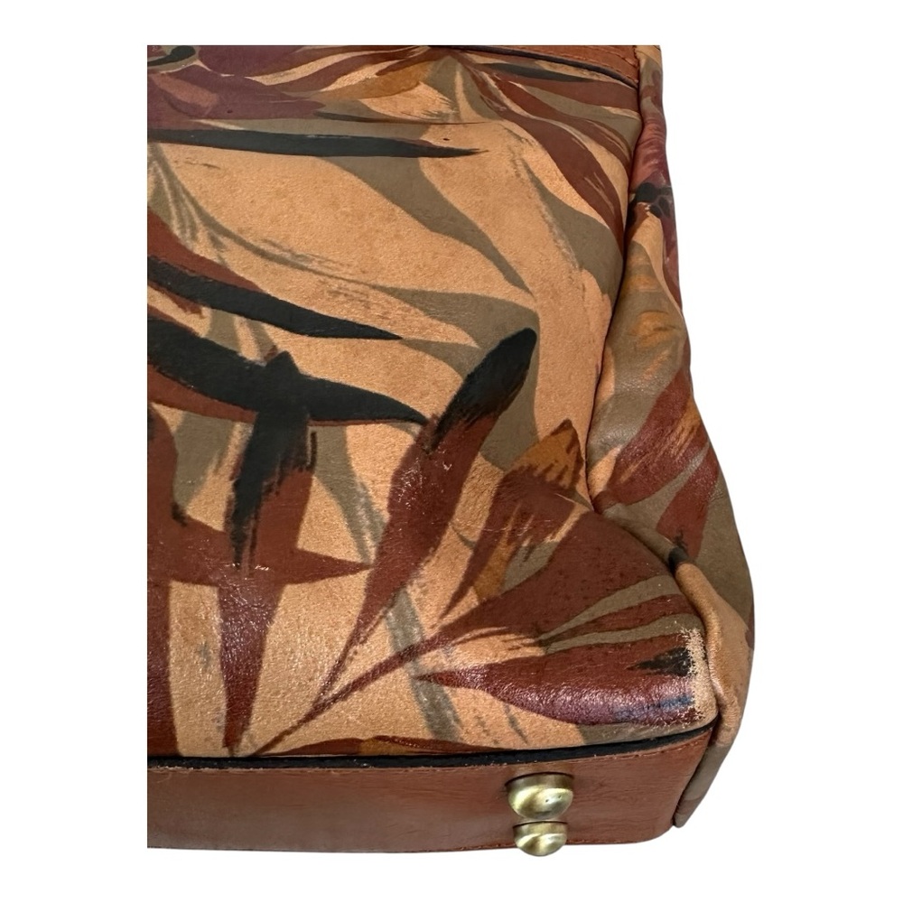 Patricia Nash Limited Edition Poppy Tote Palm Leaves - Picture 16 of 17